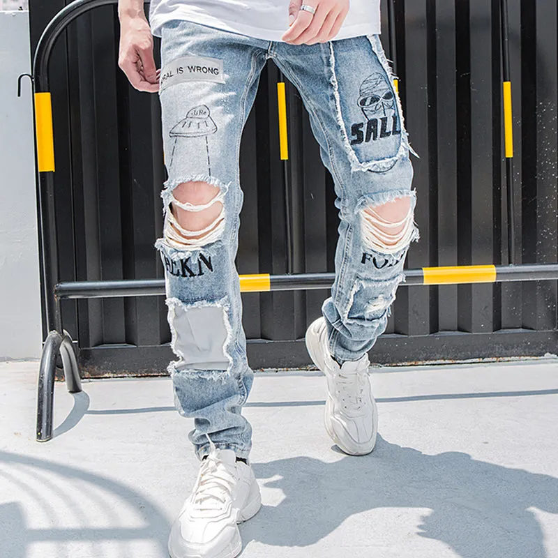 AEKN Distressed Jeans