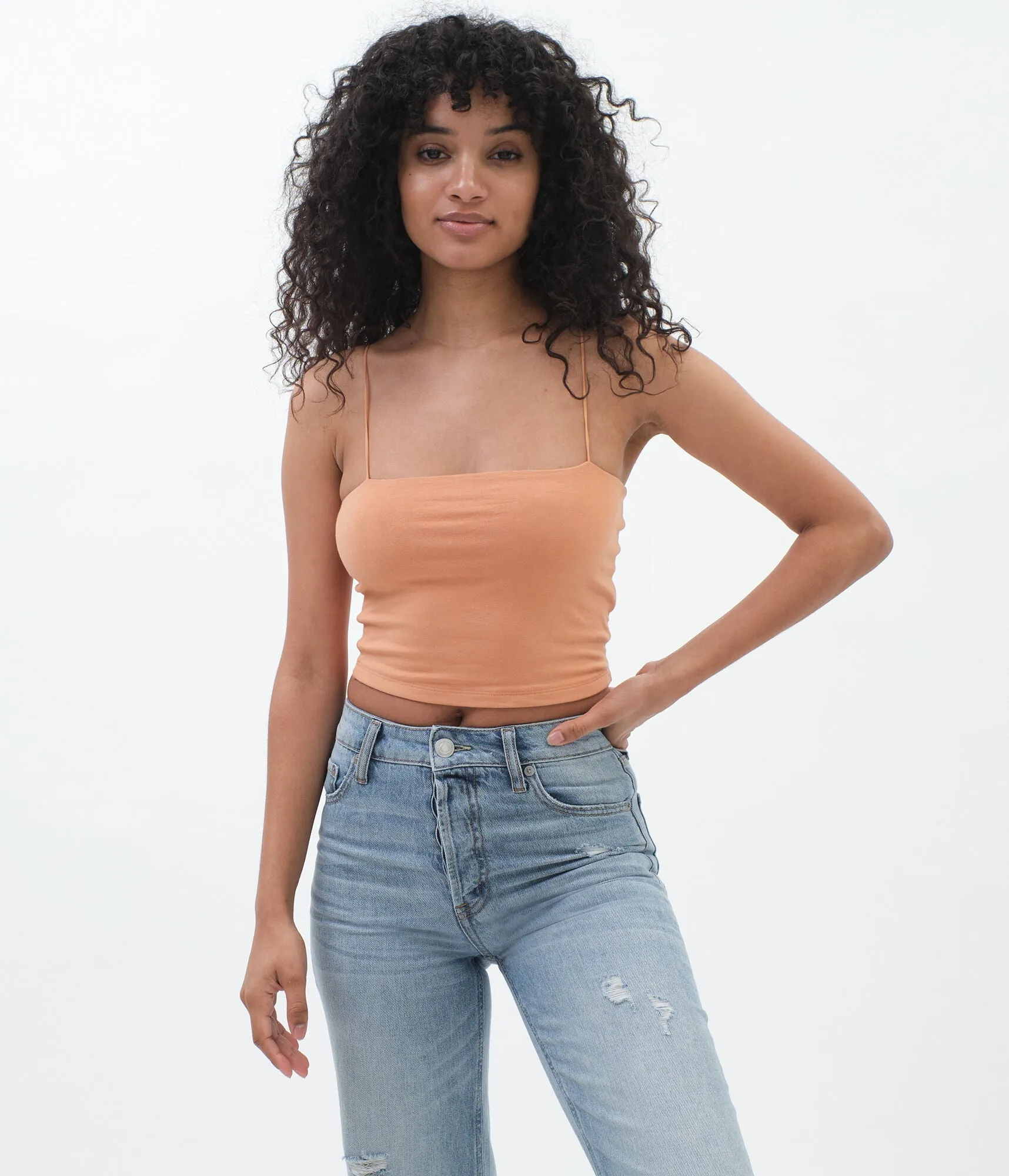 Aeropostale Seriously Soft Cropped Bungee Cami