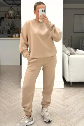 Basic stone sweater essential loungewear set