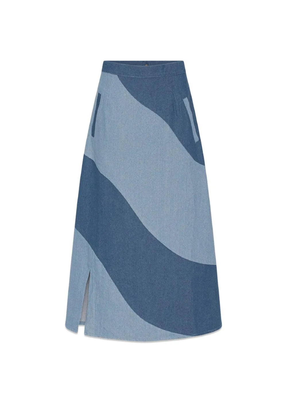 Bertha Skirt - Denim Blue