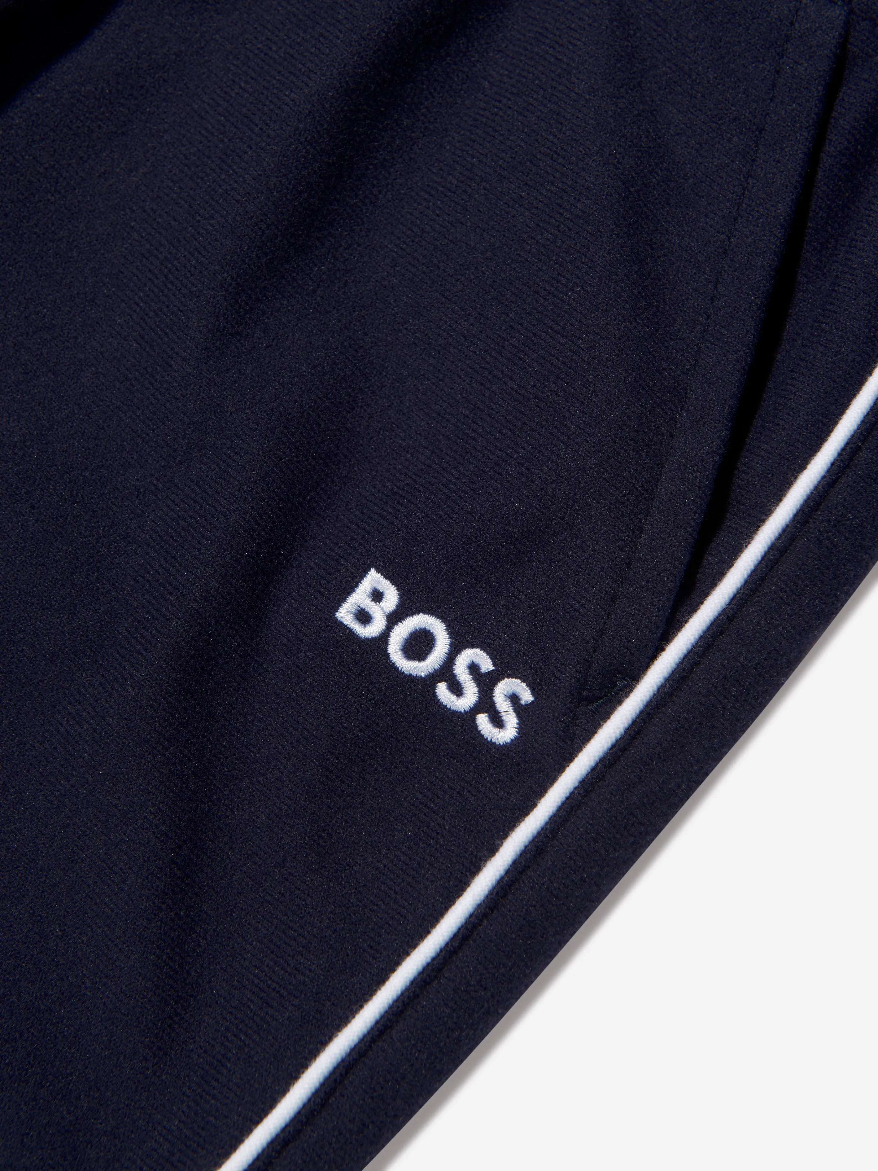 BOSS Boys Logo Joggers In Navy