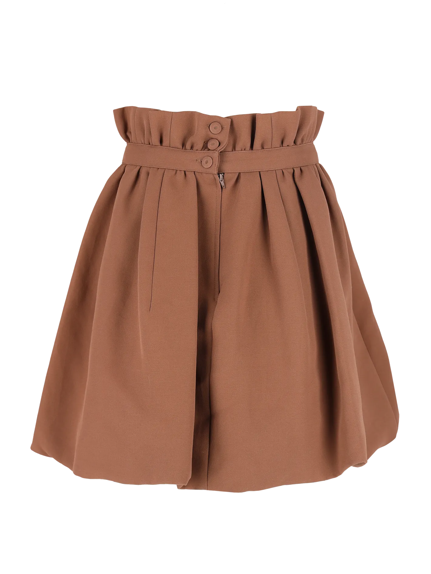 bubble-hem mini skirt