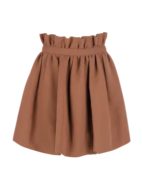 bubble-hem mini skirt