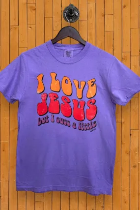 CC I LOVE JESUS BUT I CUSS A LITTLE - LAVENDER