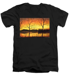 Citrus Nights - Men's V-Neck T-Shirt