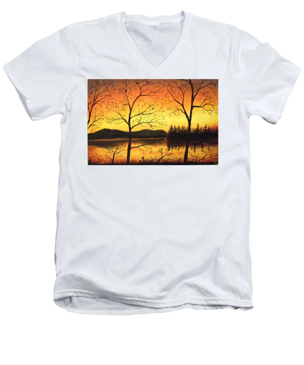 Citrus Nights - Men's V-Neck T-Shirt