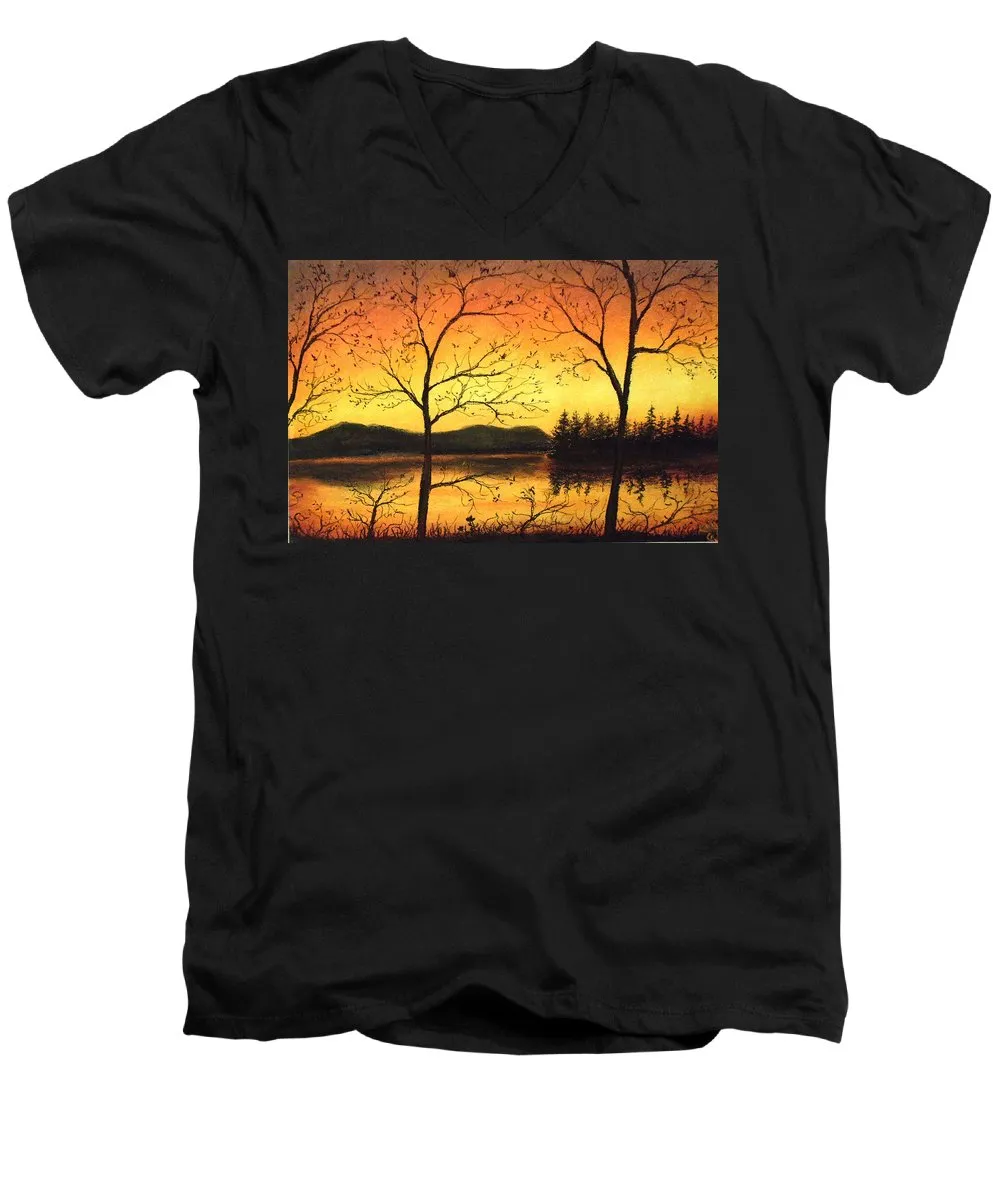 Citrus Nights - Men's V-Neck T-Shirt