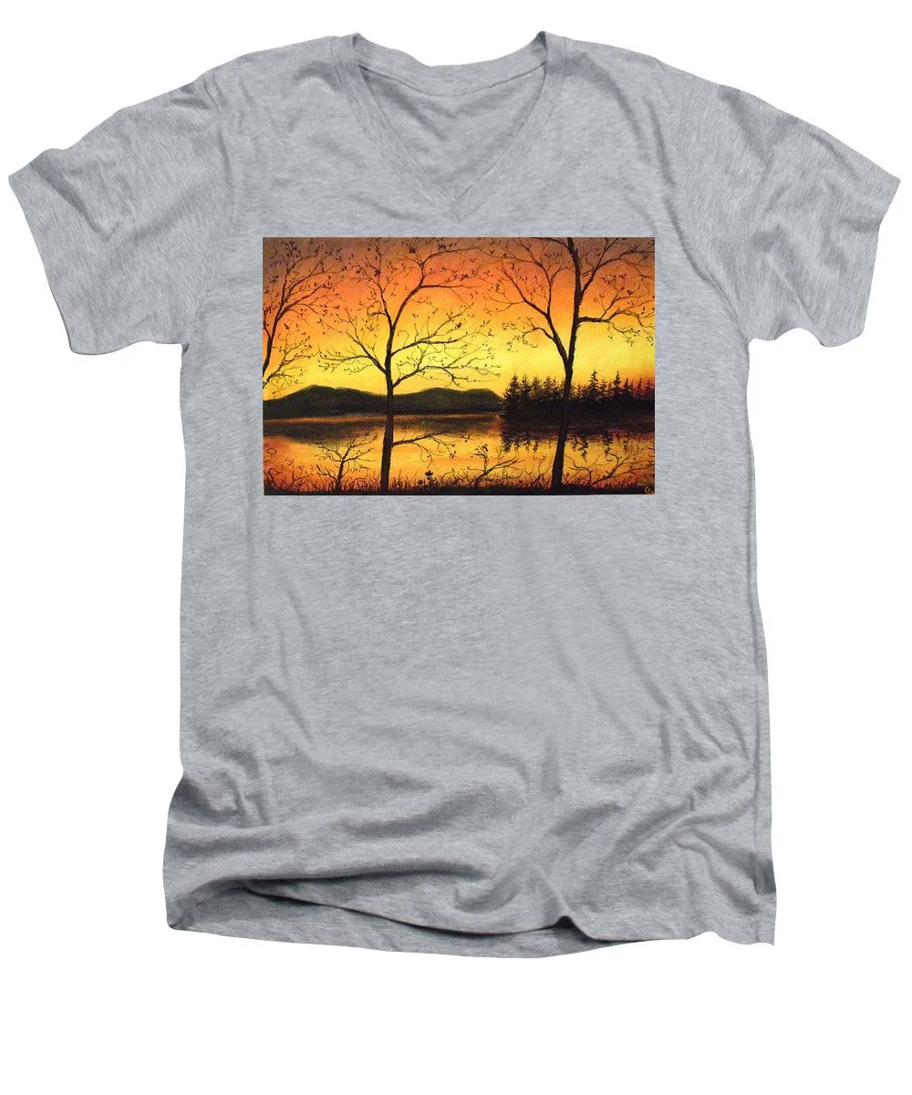 Citrus Nights - Men's V-Neck T-Shirt