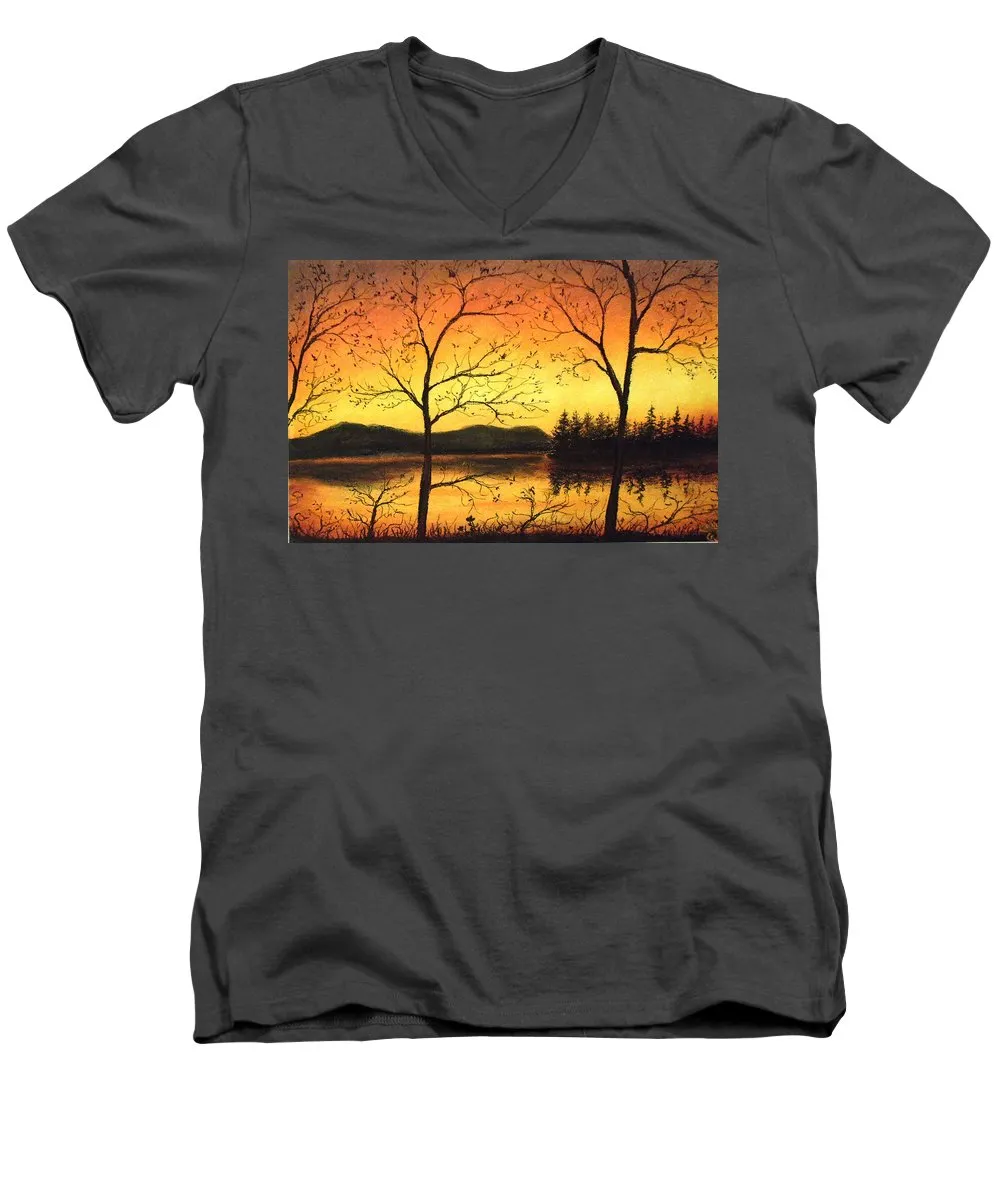 Citrus Nights - Men's V-Neck T-Shirt