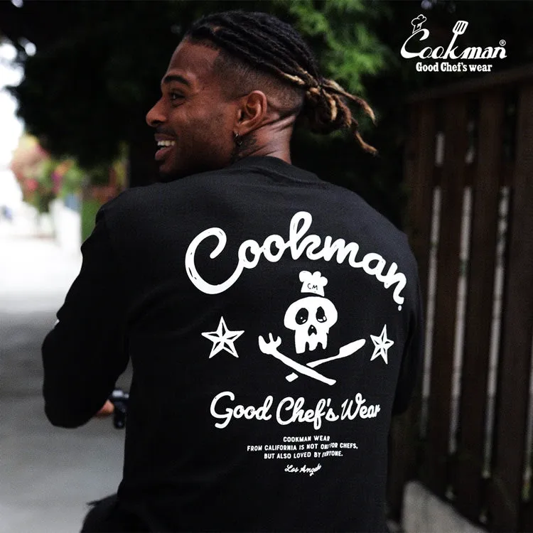 Cookman Long Sleeve Tees - Skull : Black