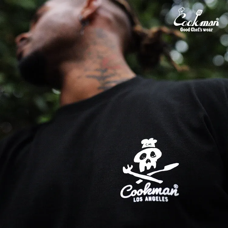 Cookman Long Sleeve Tees - Skull : Black