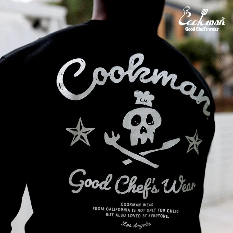 Cookman Long Sleeve Tees - Skull : Black