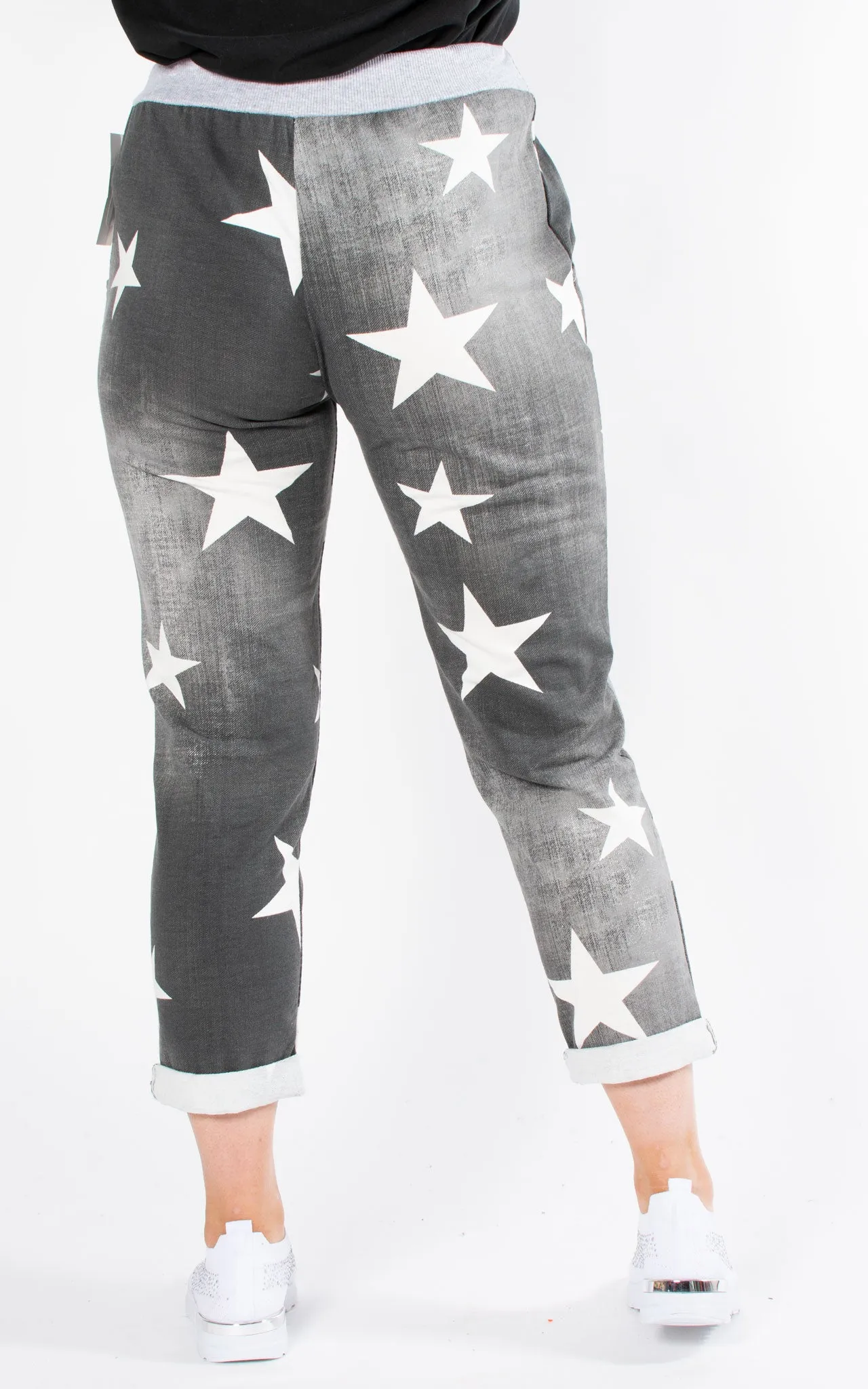 Dark Grey Star Jogger