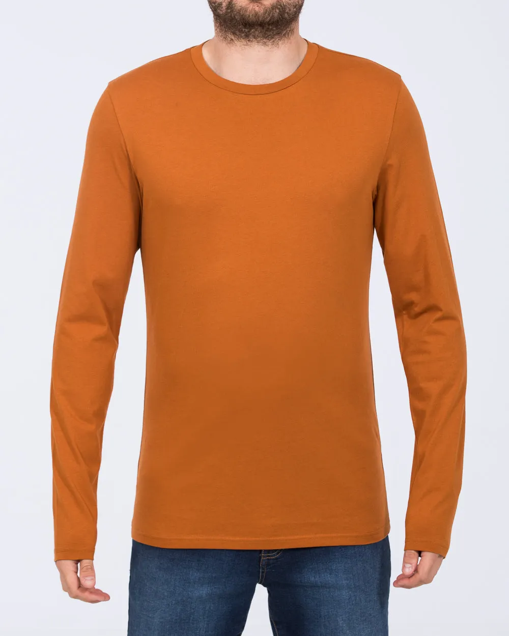 Essentalls Long Sleeve Tall T-Shirt (rust)