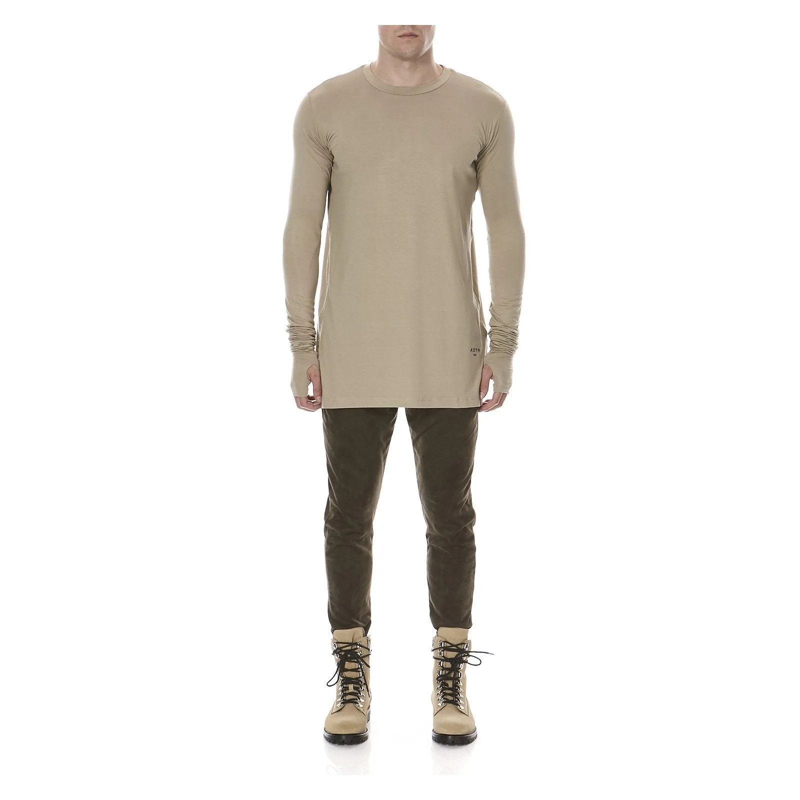 ESSENTIAL LONG SLEEVE TEE SAND