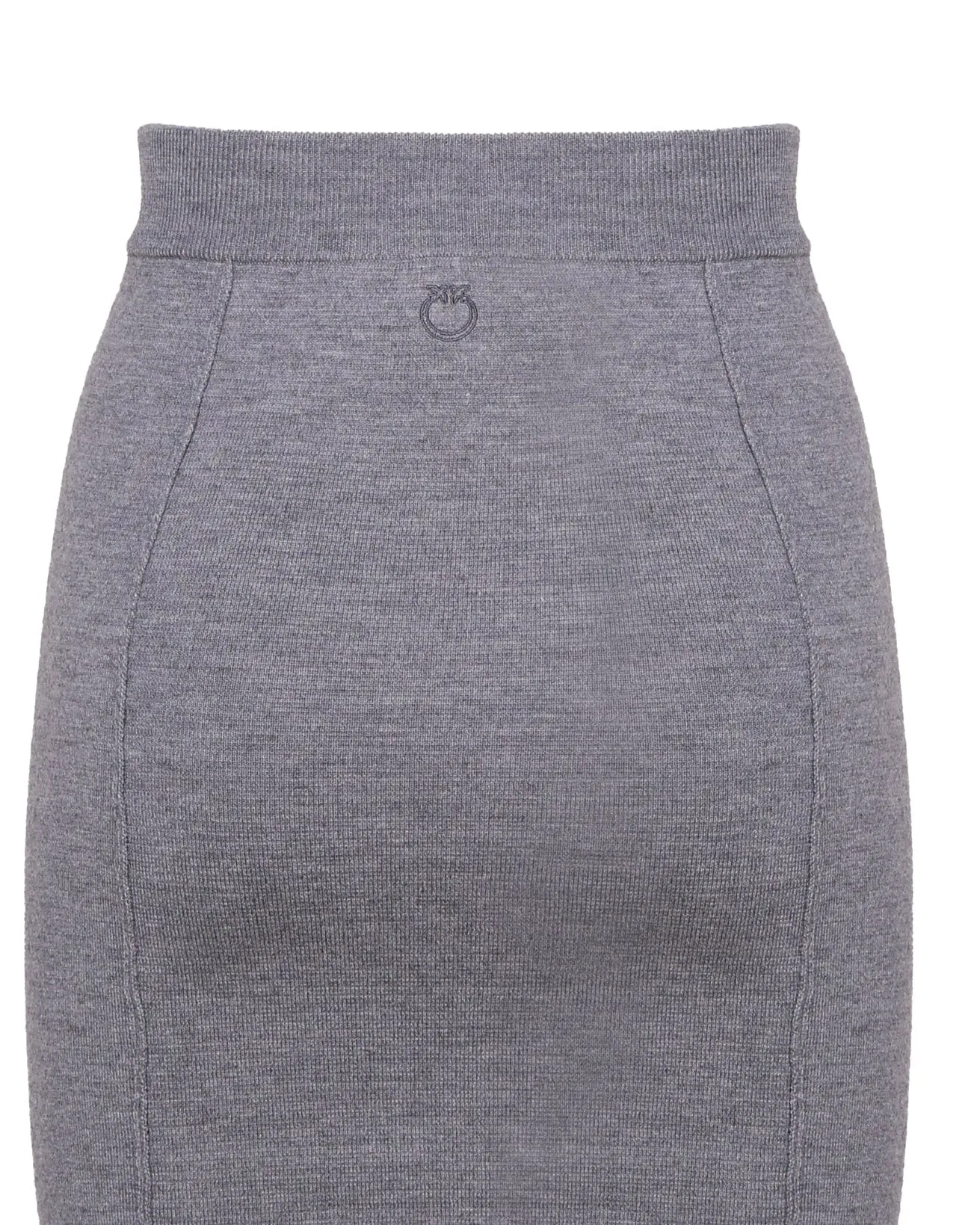 Grey High Waist Pencil Skirt