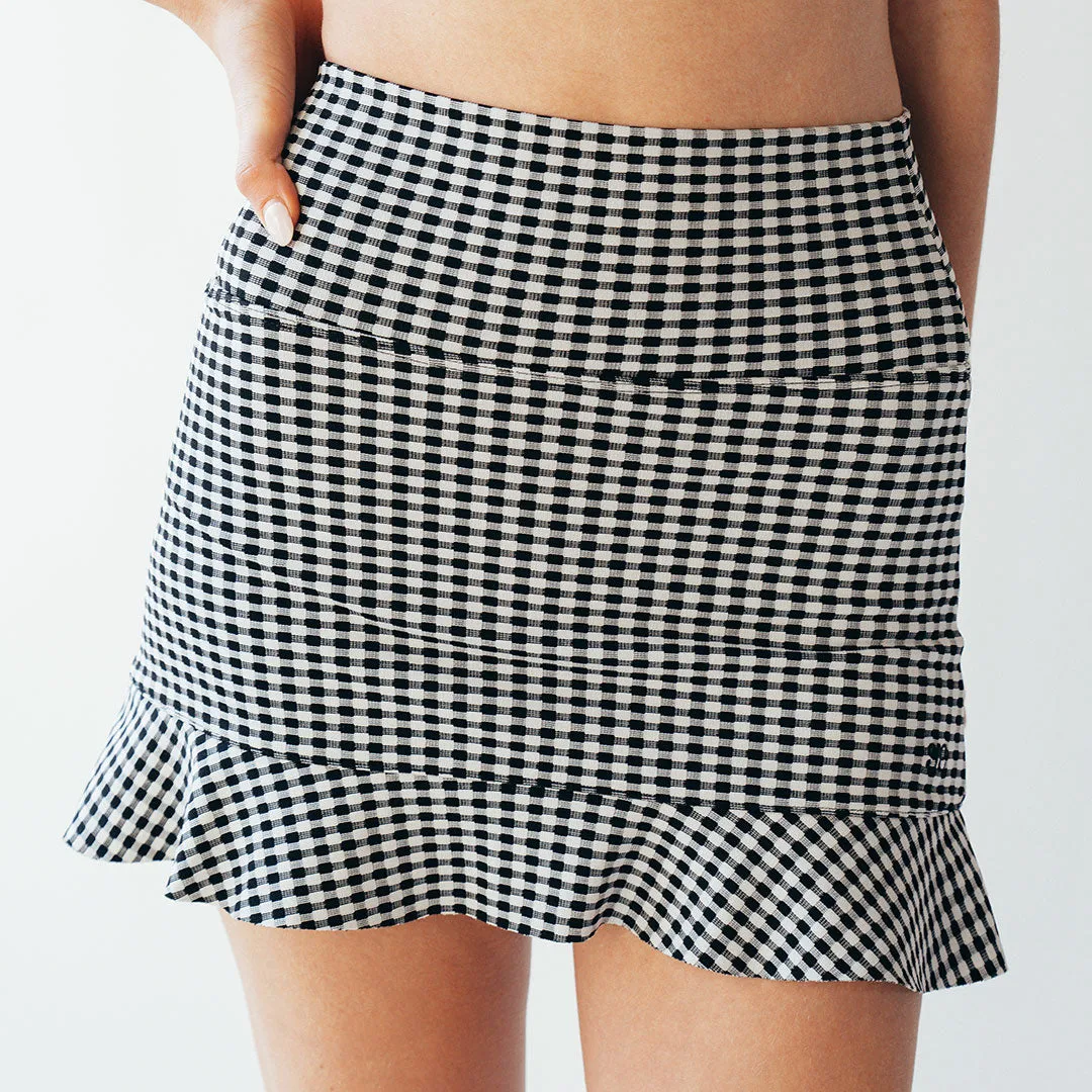 Hamptons High-Waisted Swim Skirt