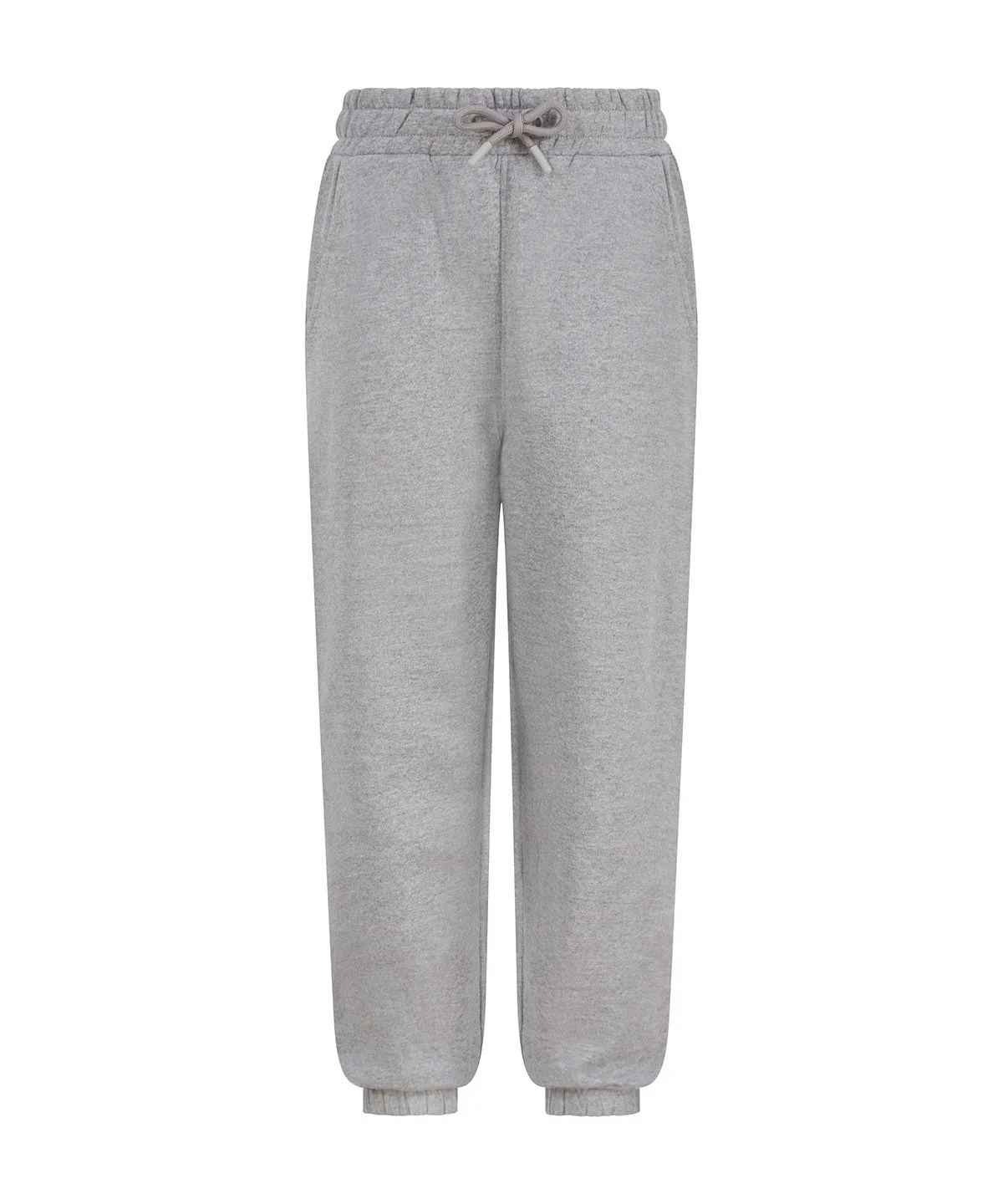 Heather Grey - Kids sustainable fashion cuffed joggers