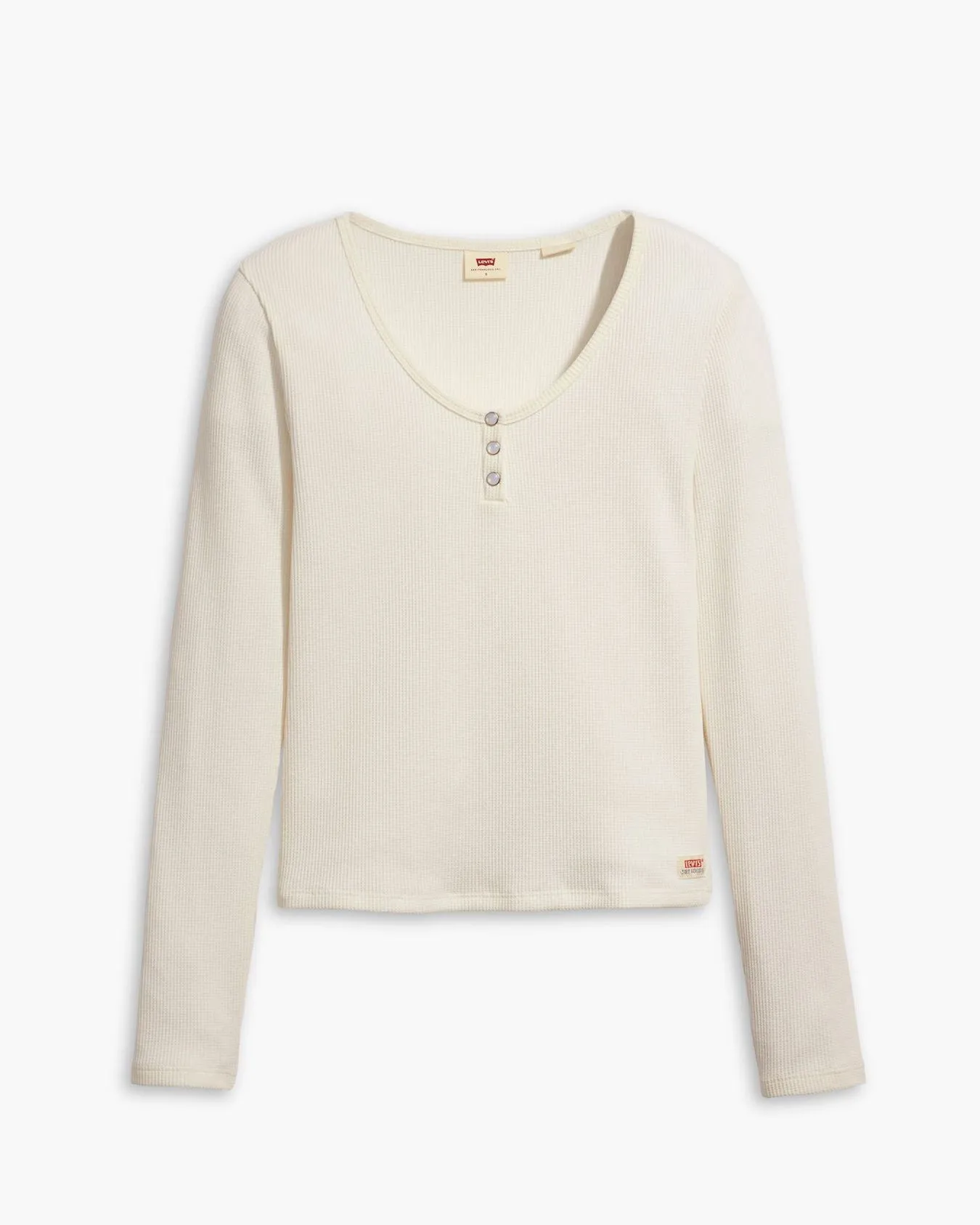 Levi's® Womens Dry Goods Waffle Henley - Sugar Swizzle