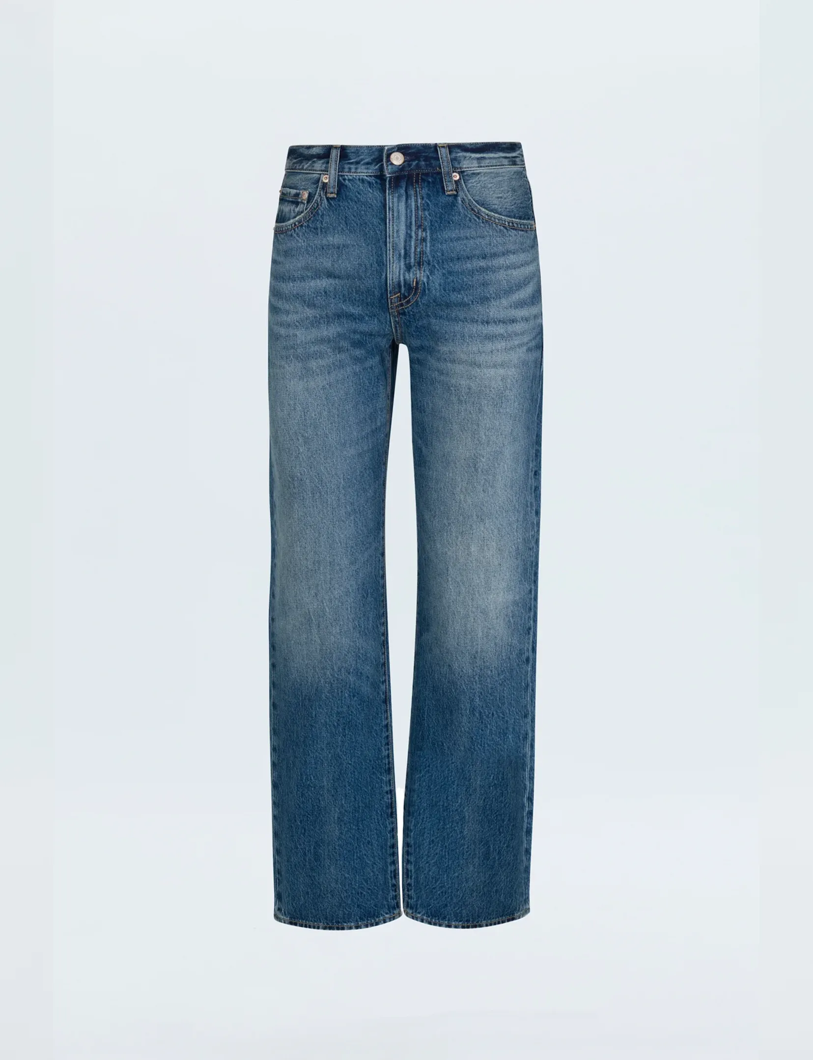 Lexi Relaxed Straight Jeans, Transcend