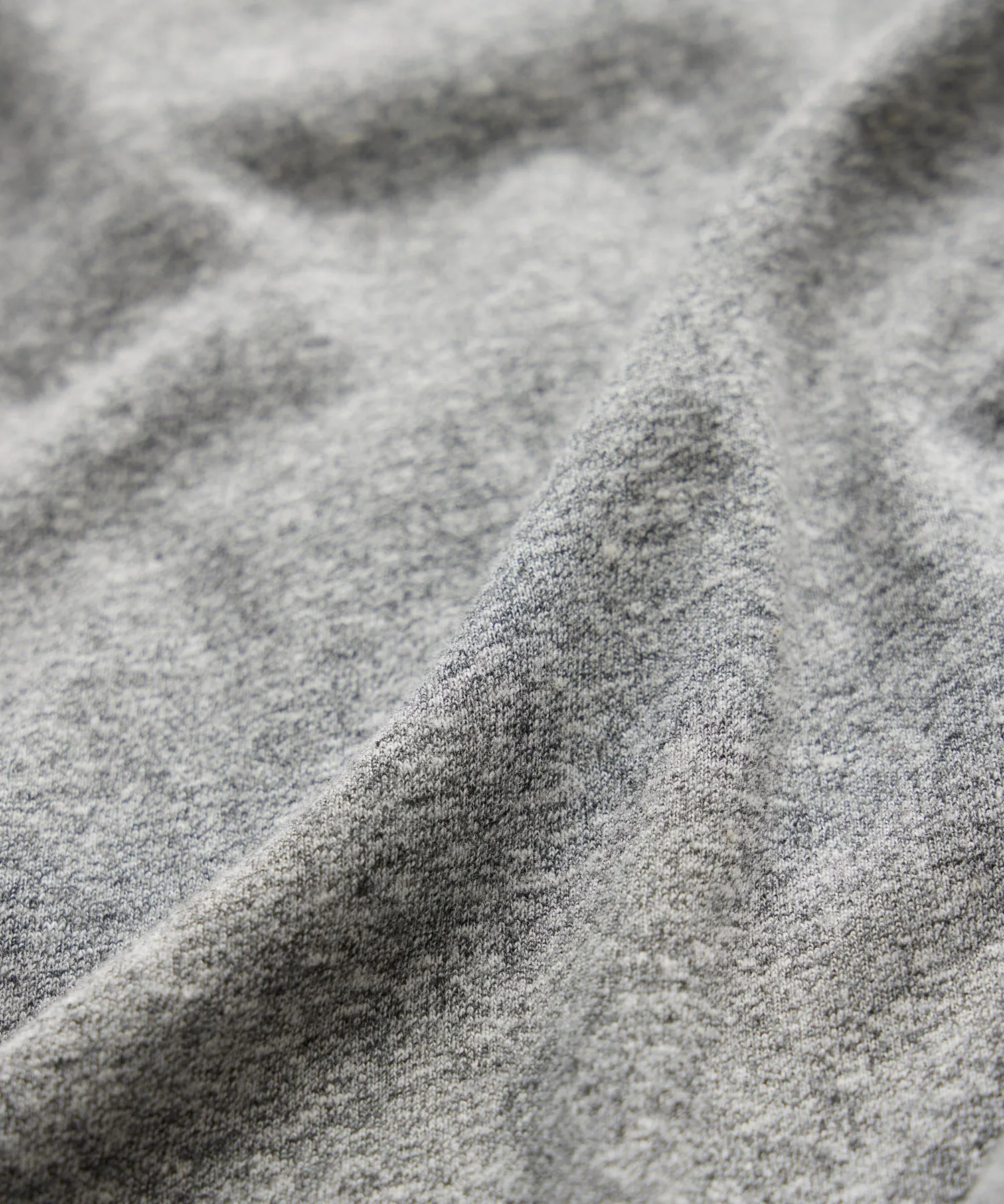 Made in L.A. Premium Jersey Henley in Grey Heather