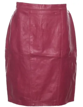 Magenta Pencil Skirt - M