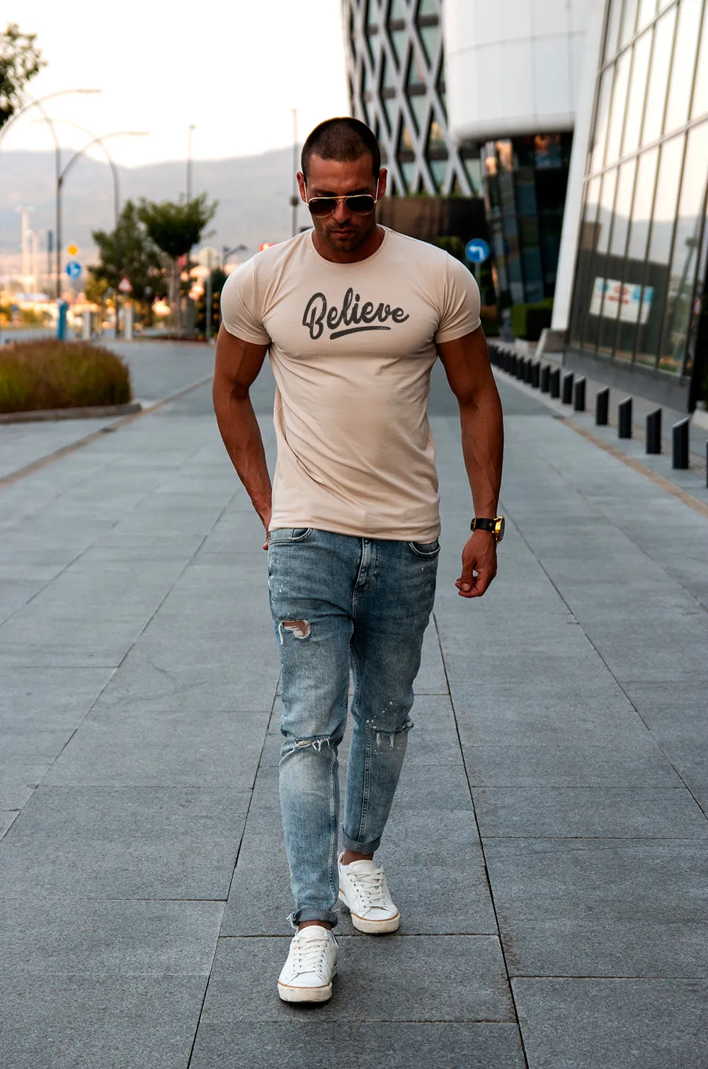 Men's T-shirt Believe MD949