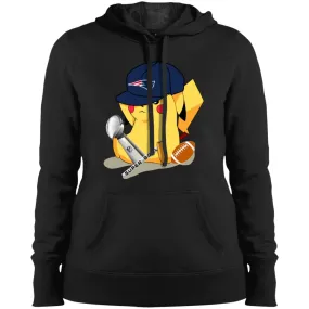 Nfl - New England Patriots Pikachu Super Bowl 2019 Football Women Hooded Sweatshirt