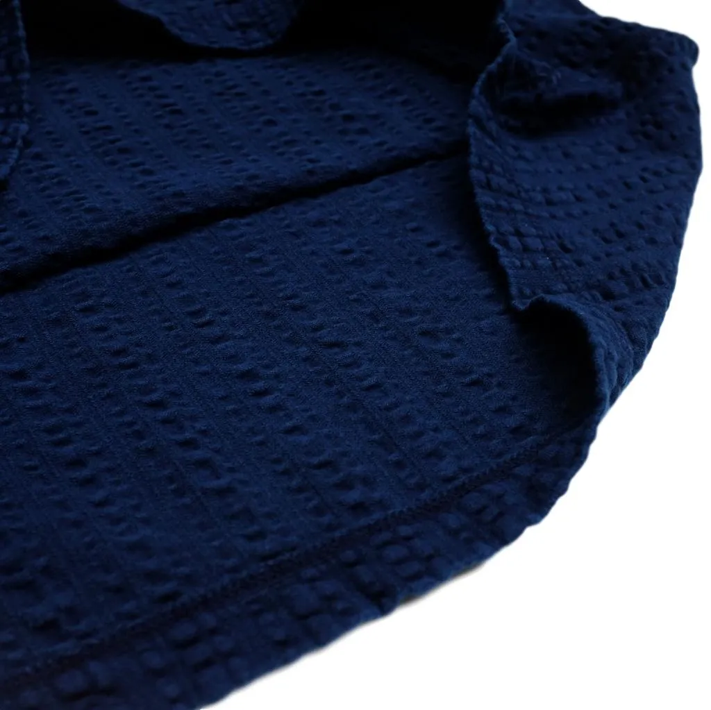 OD LW Random Broad Stitch Indigo Dyed Classic Henley