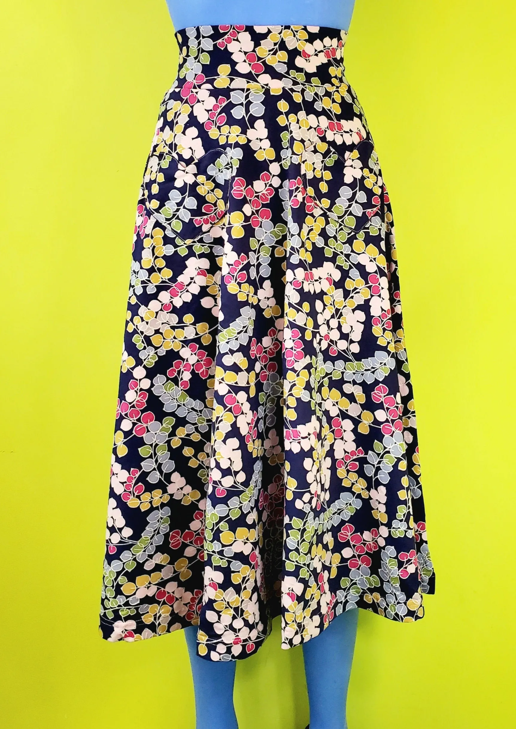 Picnic Skirt in Super Bloom Print by Effie's Heart