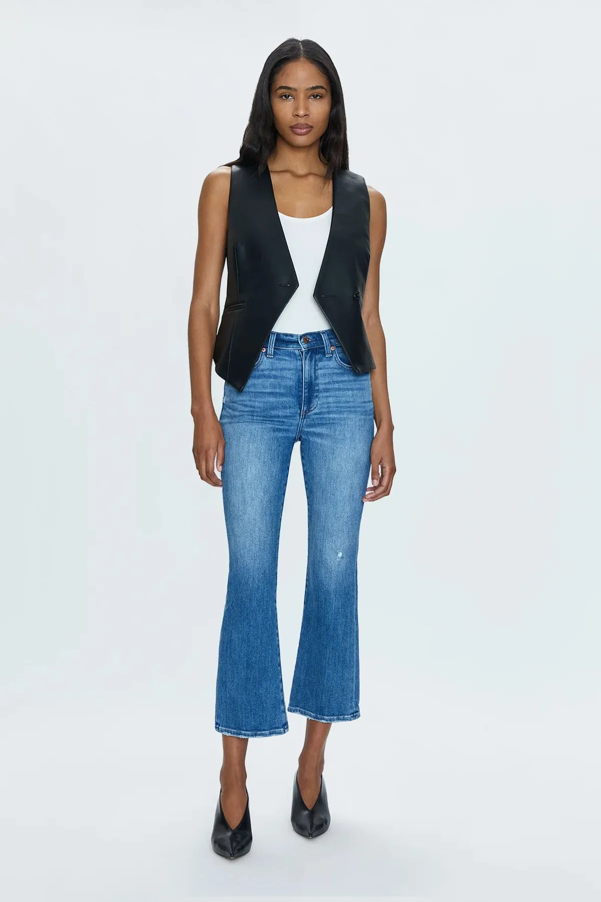 Pistola Lennon High Rise Crop Boot Jeans