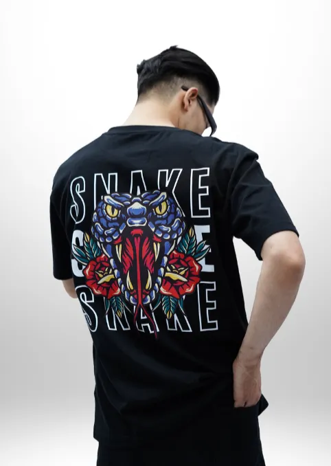 "Snake" Relaxed T-Shirt by Demonwear for Him