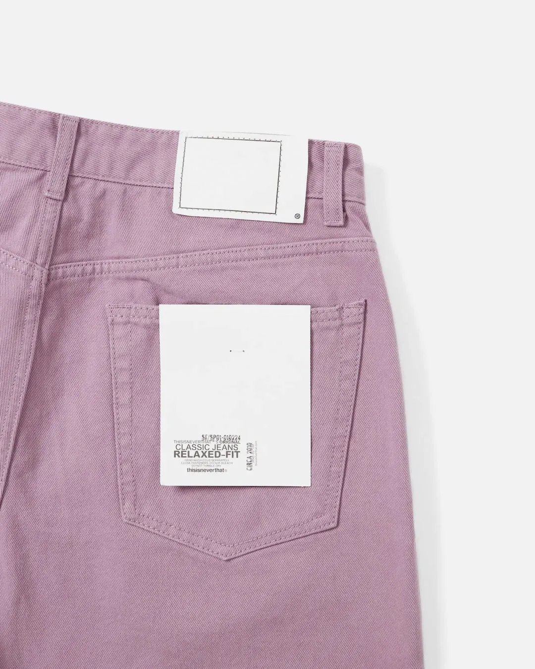 Relaxed Jeans - Plum