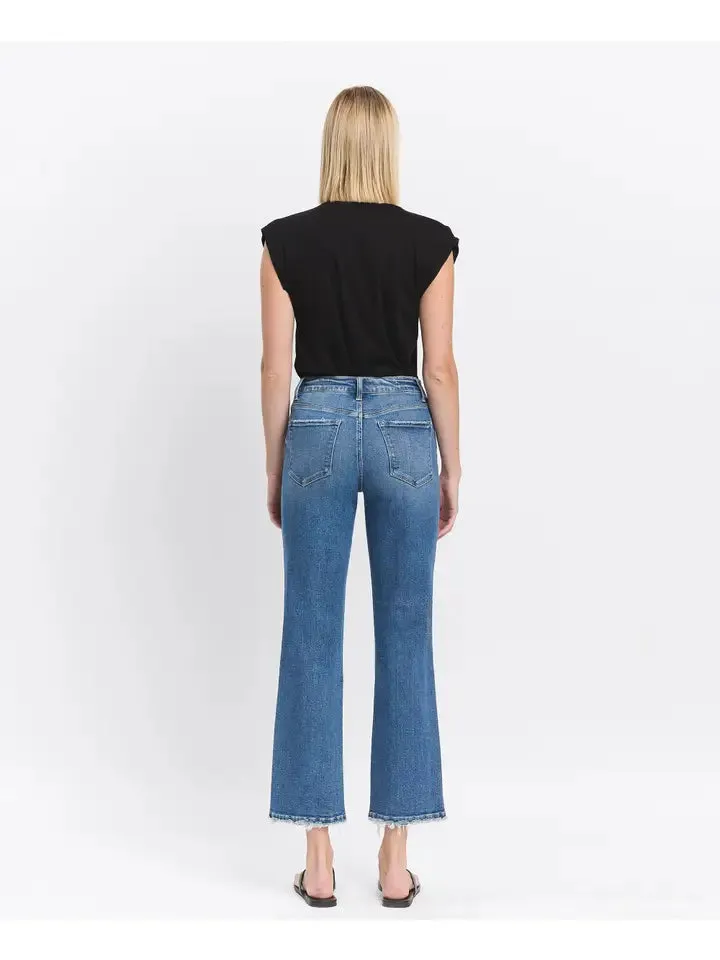 Serena High Rise Straight Jeans