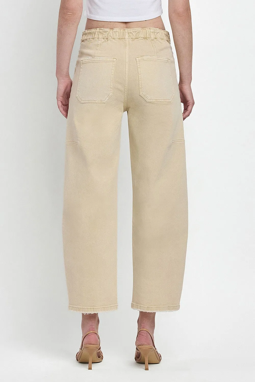 SUPER HIGH RISE BARREL JEANS