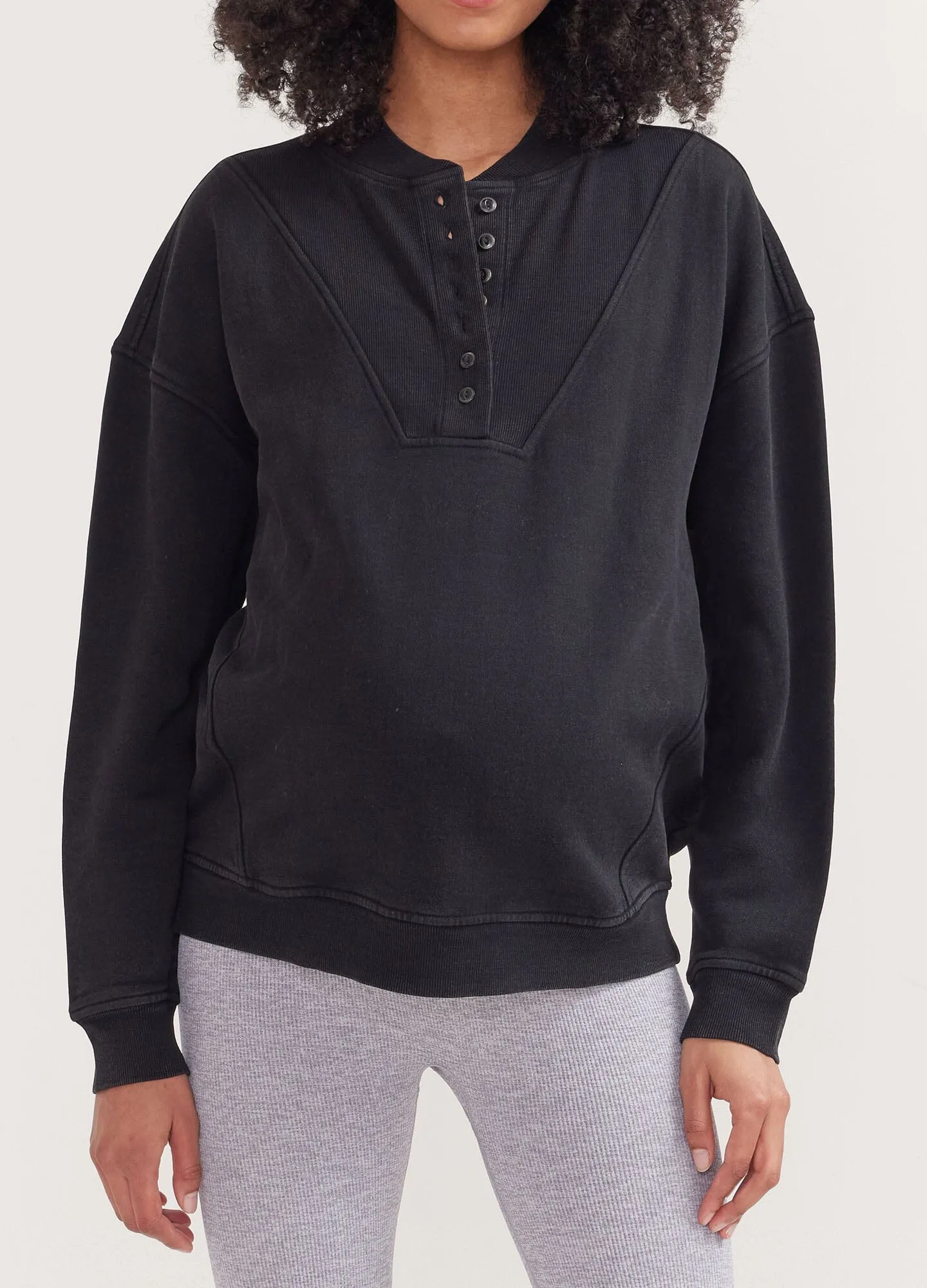 The Cora Henley Sweatshirt