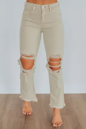 Willow Risen Jeans - Sand