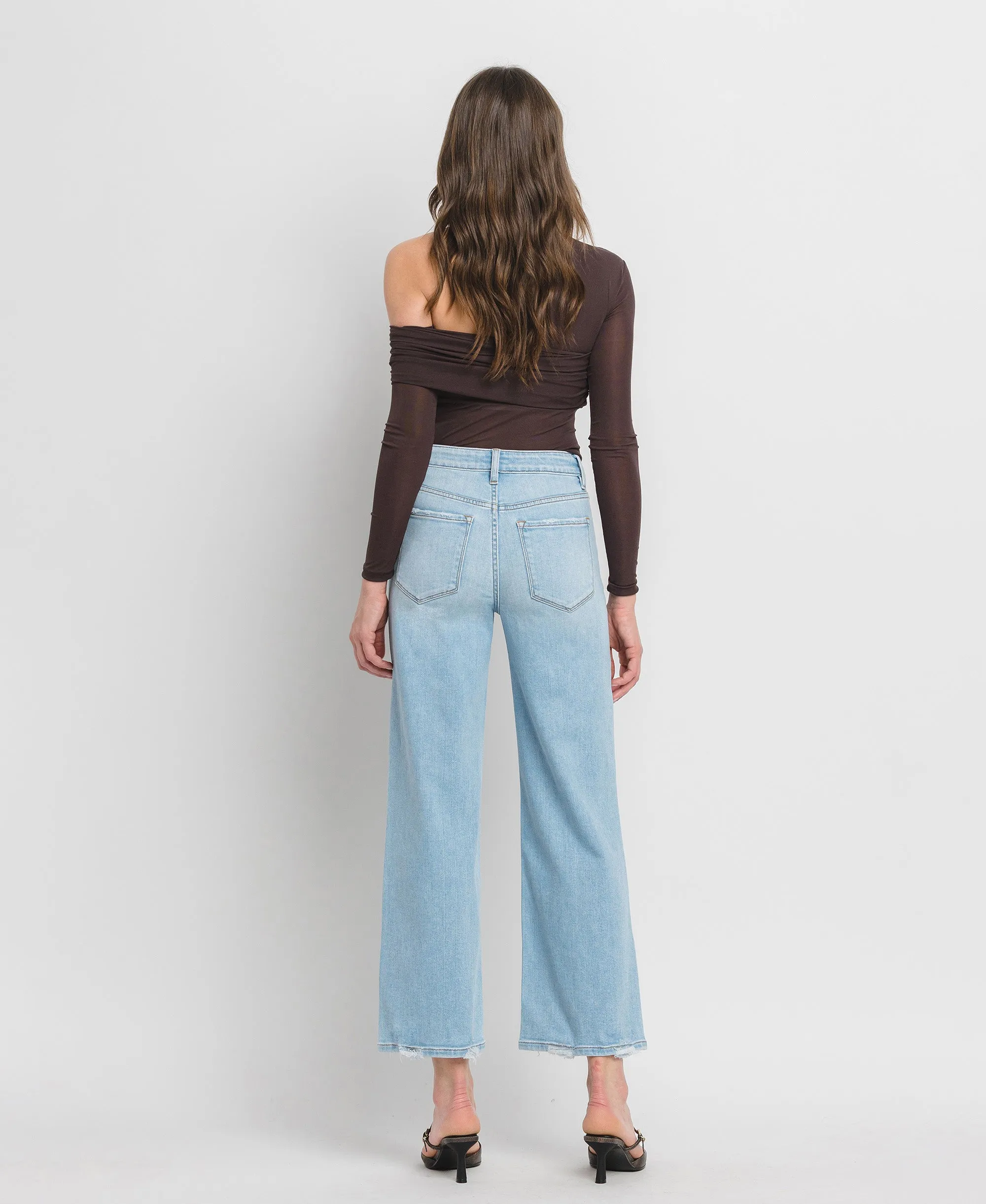 Woo - High Rise Wide Leg Jeans